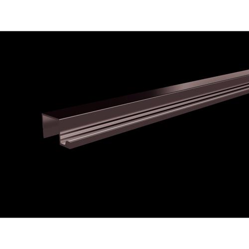  18 mm KULP PROFİLİ L=2000 mm. -ASİT MAT ELOKSAL -T6-F22 -6063