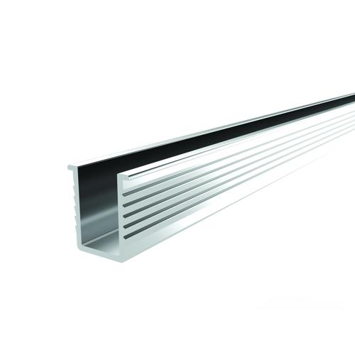 KAPI ALT RAY PROFİLİ L=6000 mm. -ASİT MAT ELOKSAL -T6-F22 -6063