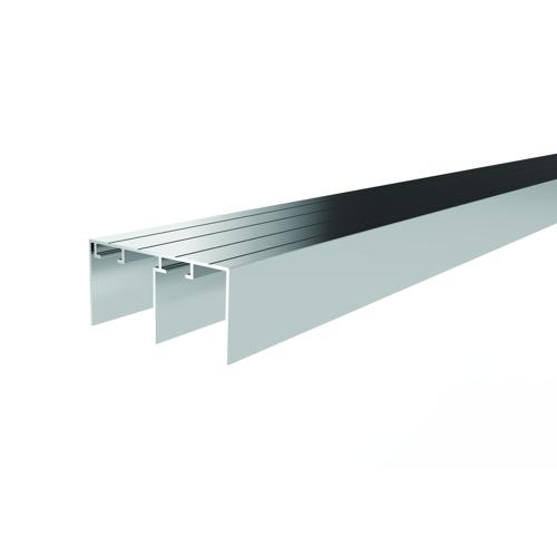 SAMET MEKANİZMASI ÜST RAY PROFİLİ L=2600 mm. -ASİT MAT ELOKSAL -T6-F22 -6063