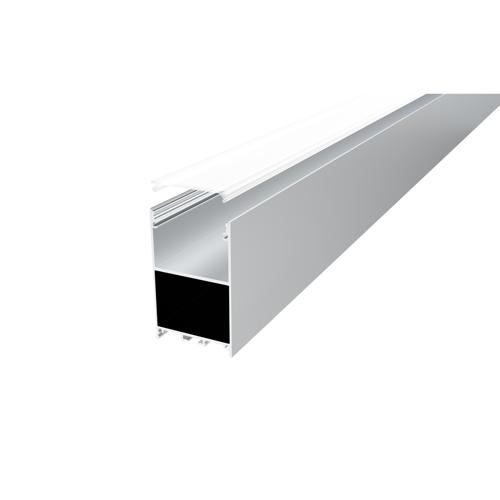 LED KASA PROFİLİ L=6000 mm. -ASİT MAT ELOKSAL -T6-F22 -6063