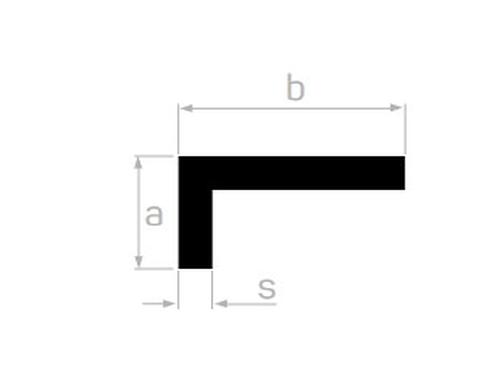 30*30*1.2 KÖŞEBENT  L=6000 mm. -ASİT MAT ELOKSAL -T6-F22 -6063