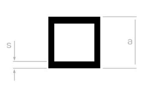 40*30*3 KUTU PROFİL L=6000 mm. - PRES MAT -T6-F22 -6063