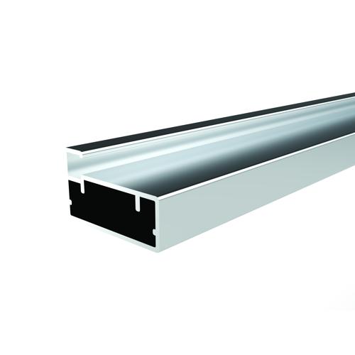 YENİ TİP DAR ÇERÇEVE PROFİLİ L=3000 mm. -ASİT MAT ELOKSAL -T6-F22 -6063