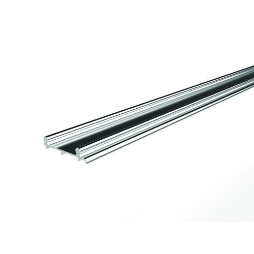 MOBİLYA ALT RAY PROFİLİ L=6000 mm. -ASİT MAT ELOKSAL -T6-F22 -6063