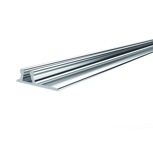 TEKLİ ALT RAY PROFİLİ L=6000 mm. -ASİT MAT ELOKSAL -T6-F22 -6063