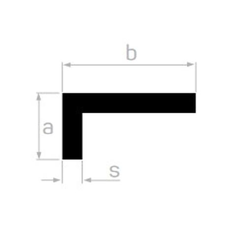 50*50 5 MM KÖŞEBENT PROFİL L=4000 mm. - PRES MAT -T6-F22 -6063