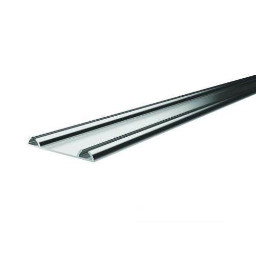 MOBİLYA ALT RAY PROFİLİ L=6000 mm. -ASİT MAT ELOKSAL -T6-F22 -6063