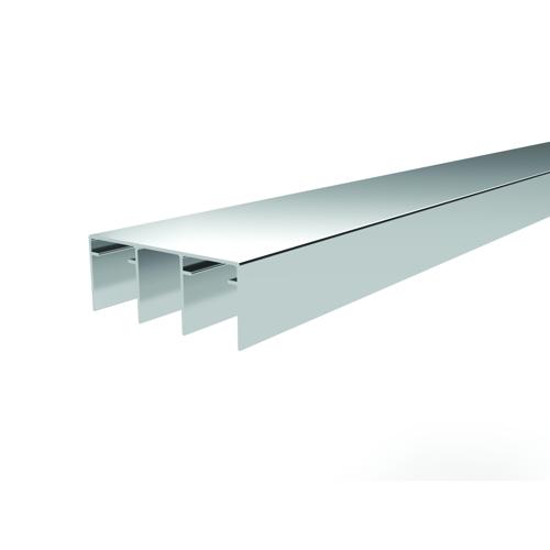 640MM MOBİLYA ÜST RAY PROFİLİ L=6000 mm. -ASİT MAT ELOKSAL -T6-F22 -6063