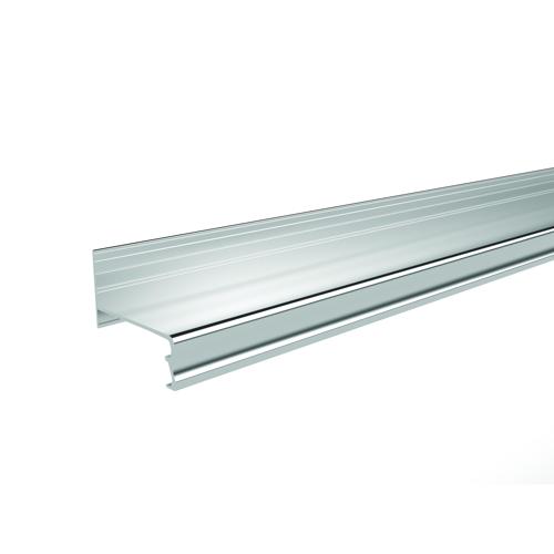 MOBİLYA ÜST RAY PROFİLİ L=6000 mm. -ASİT MAT ELOKSAL -T6-F22 -6063