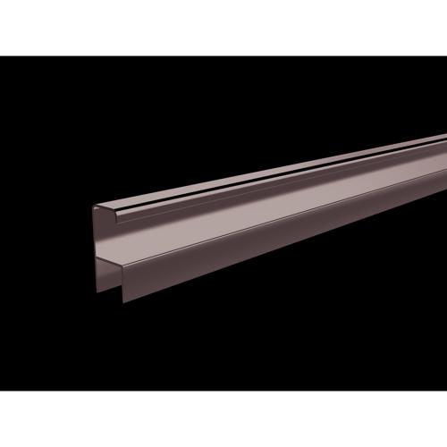 18 MM AĞIR SÜRME KULP-ŞAPKALI- L=6000 mm. -ASİT MAT ELOKSAL -T6-F22 -6063