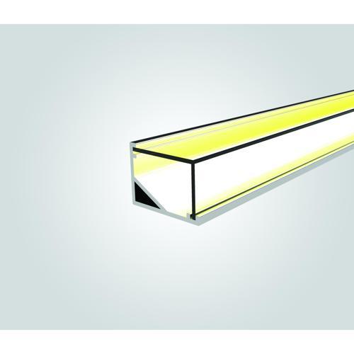 LED PROFİLİ L=6000 mm. -ASİT MAT ELOKSAL -T6-F22 -6063