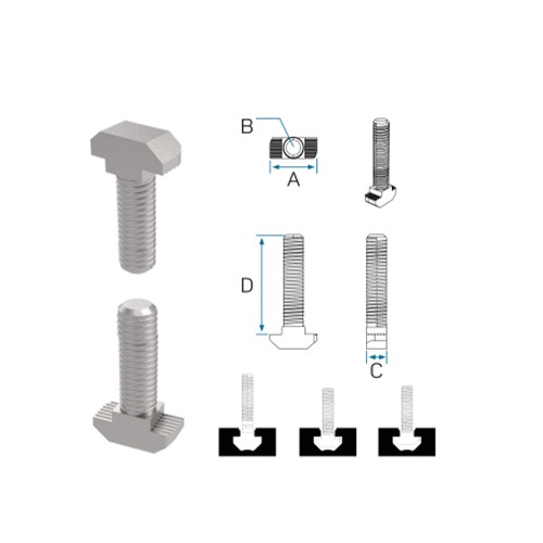 SİGMATEKNİK SAPLAMALI SOMUN M6*30 8K